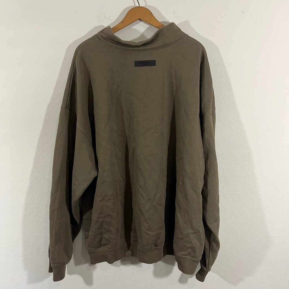 Essentials Fear of God Men's Brown Pullover Sweatshirt Size XXL - Picture 8 of 14
